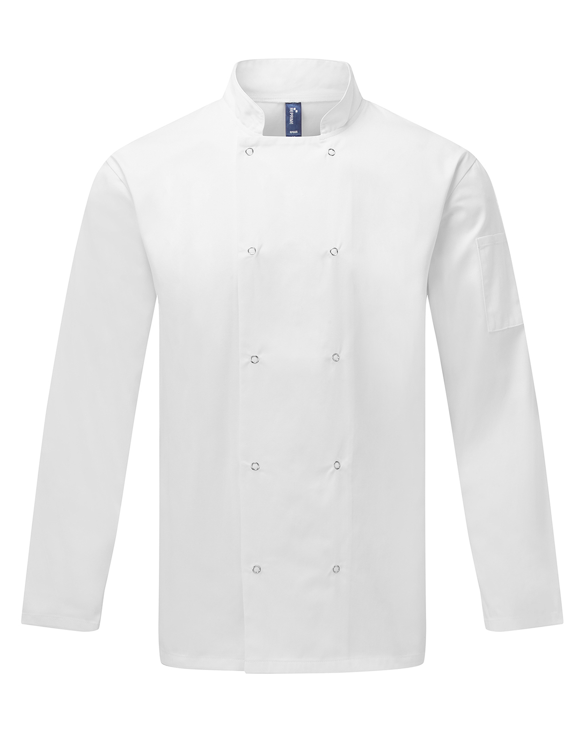Alexandra Essential Stud Fastening Unisex Short Sleeve Chef Kitchen Work Jacket 